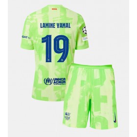 Barcelona Lamine Yamal #19 3rd Trikot 2024-25 Kurzarm (+ kurze hosen)